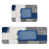 Bleu / gris / blanc abstrait