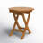 Octagonal Foldable Outdoor Side Table , 17.5 " W 23 " D