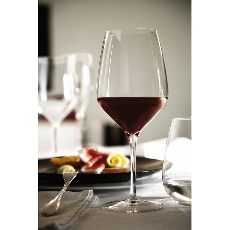 Luigi Bormioli Atelier 23.75 oz Cabernet Red Wine Glasses, 23.75 oz