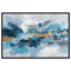 «Ocean Foil II», reproduction d'art acrylique encadrée bleue et dorée par Art Remedy, cadre noir, 30 x 20-1808215169-1808215410