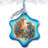 4'' Glass Hanging Figurine Ornament