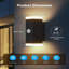 Matte Black Outdoor Sconce
