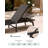 Foldable & Adjustable Aluminum Chaise Lounge Chair with Wheels, 5 Positions, Full Flat Tanning Recliner for Outdoor Patio, Beach, Poolside 2-Pack-986361878