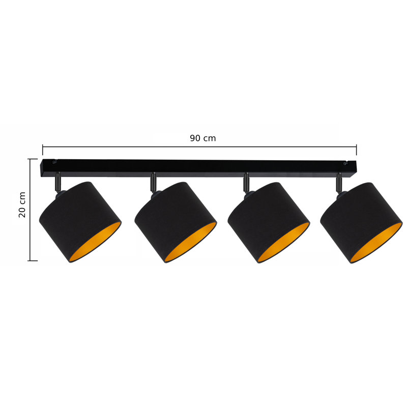 Luvine Fabric Spotlight, Black