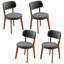 Chaise d'appoint de cuisine rembourrée Mid-Century-1076407097