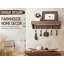 Solid Wood Wall Organizer with Key Hooks-93309383
