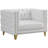 Michelle 44" Wide Tufted Armchair