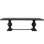 Matthew 105" Mindi Solid Wood Trestle Dining Table