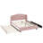 Elegant Queen-Size Upholstered Platform Bed With Wingback Headboard, Trundle Option, And Dual Storage Drawers-193330105