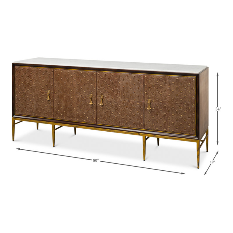 Shagreen 80'' W Sideboard