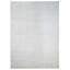 Tapis oriental 9 pi 8 po x 13 pi 4 po blanc uni, motif uni uni, en laine Ghazni filée à la main, luxuriante et moelleuse
