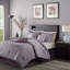 Ensemble d'édredon 7 pièces Jaquard Mauve-117538983