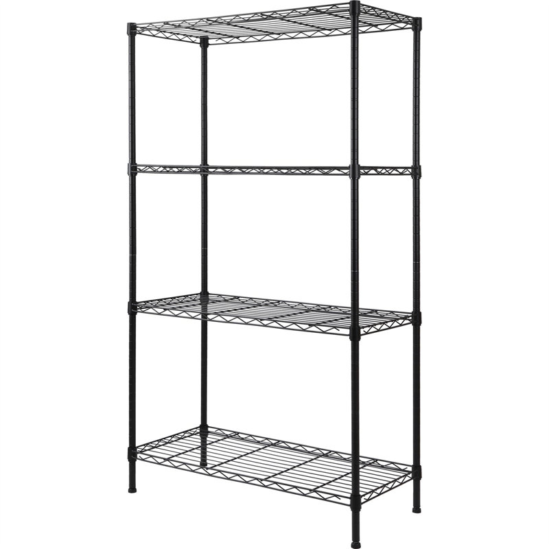 Étagère en métal 14,09 po Nelena, H 54,02 po x l 14,09 po x P 30 po