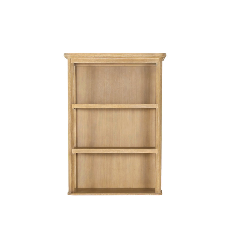 Huche en bois d'acajou Somerset - 2 tablettes, dérive
