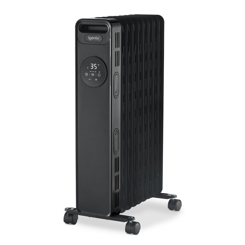 Igenix 2000W Digital Oil filled Radiator White, Black