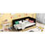 Lit de jour simple, conception Mid-Century avec accoudoirs et accoudoirs en bois-547301128-547301127