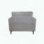 Chaise d'appoint moderne avec tissu en lin et design confortable