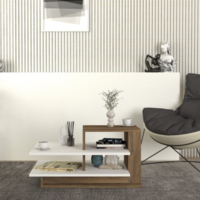 Table basse avec tablette et rangement Tibbie