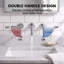 Robinet de lavabo de salle de bain mural moderne à 2 poignées en chrome poli, laiton massif sans plomb avec bonde-132286112-94078774-123300105