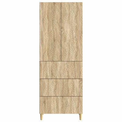 2 -Door 3 -Drawer 2 -Shelf Storage Cabinet