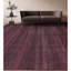 Tapis rouge et noir noué à la main de haute qualité