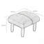 Pédales, tabourets, peuvent être jumelés à des pédales de canapé et de chaise, combinaison libre, chaise longue, chaise de loisirs
