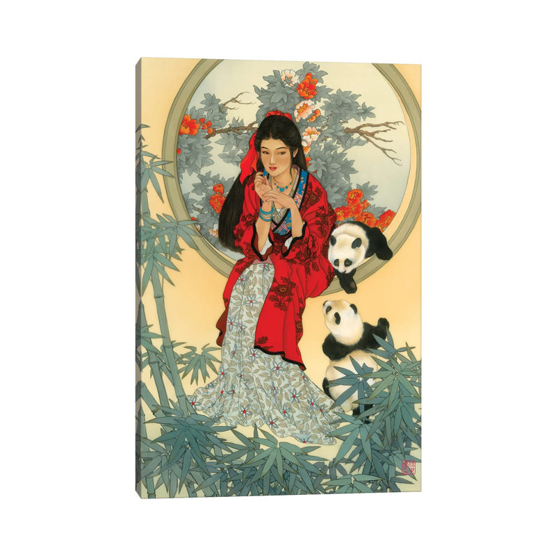 Mystical Kingdom - Painting on Canvas, 20.32 cm H x 30.48 cm W, Wrapped Canvas