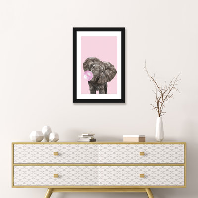 Art d’éléphant de gomme à bulles