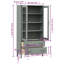 Landowski 172.5 cm H x 85 cm W Solid Wood Standard Bookcase-124812118