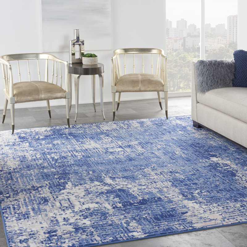 Abstract Indoor Rug, Rectangle 8' x 10'