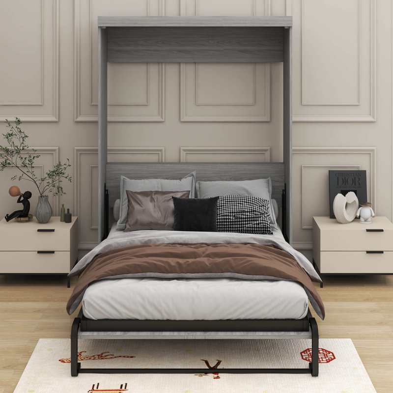 Lit escamotable, peut être plié dans une armoire, Lit double