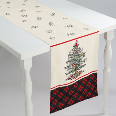 Christmas Tree Floral Tablecloth