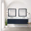 Meuble-lavabo double bleu 80 po X P 22 po D-117825055