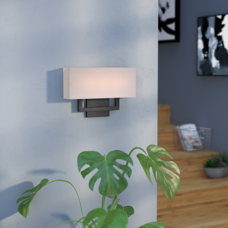 Armbruster Flush Mounted Sconce, Brushed Bronze