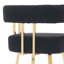 Chaise d'appoint moderne avec pieds en métal et confort ergonomique moelleux-1883224637