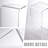 Set of 2 Modern Clear Acrylic End Tables, C-Shaped Space-Saving Side Table & Nightstand-518052970