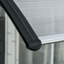 EvoNet 96cm W x 303cm D Polyester Cover Retractable Door / Window Awning