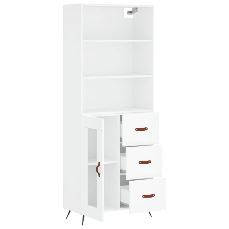 Vanwyk 69.5 Wide 3 Drawer, White