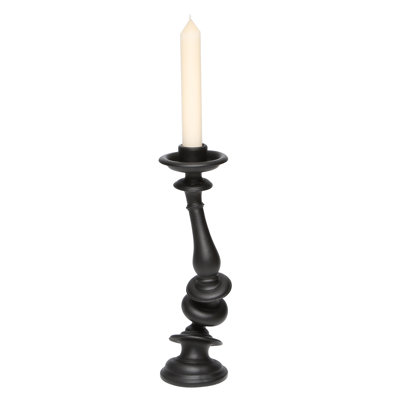 Edwin 10'' H Resin Tabletop Candlestick