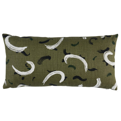 Schumacher x David Kaihoi Brushmark Pillow
