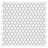 Colmena Hex Matte White 11-1/2" x 11-5/8" Porcelain Mosaic Tile-113354825