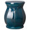 Lotus 22 in. H Glossy Green Round Ceramic Garden Stool