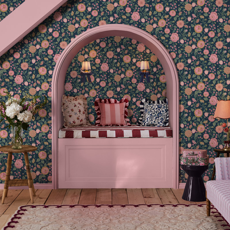 Cath Kidston Strawberry Garden Blue, Green