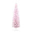 Arbre de Noël neige enneigé, arbre de Noël mince avec branches réalistes et base en plastique pour la décoration intérieure-103718550