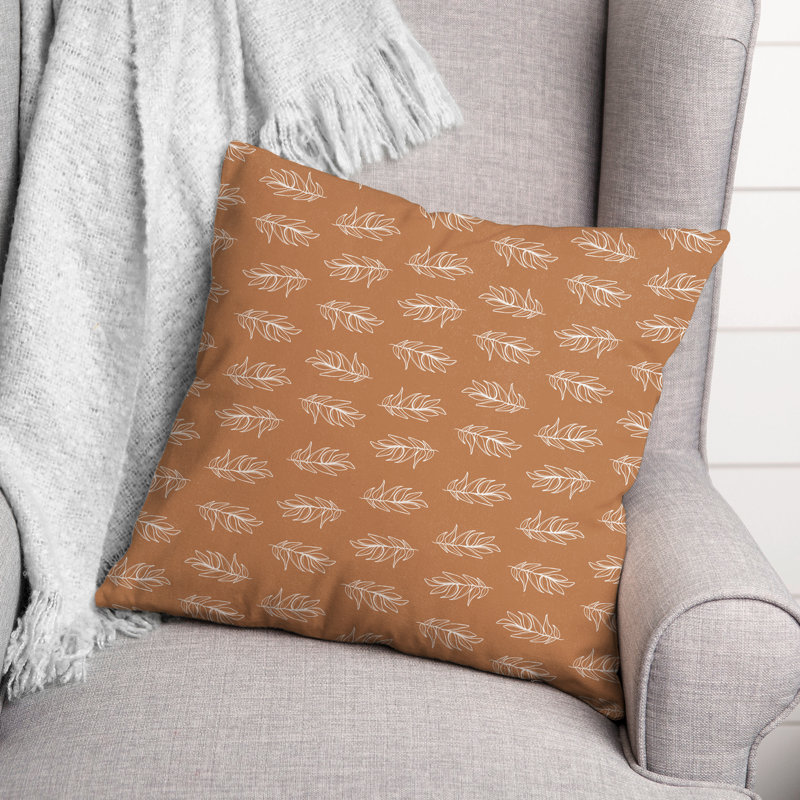 Housse et insert de coussin carré Leaves