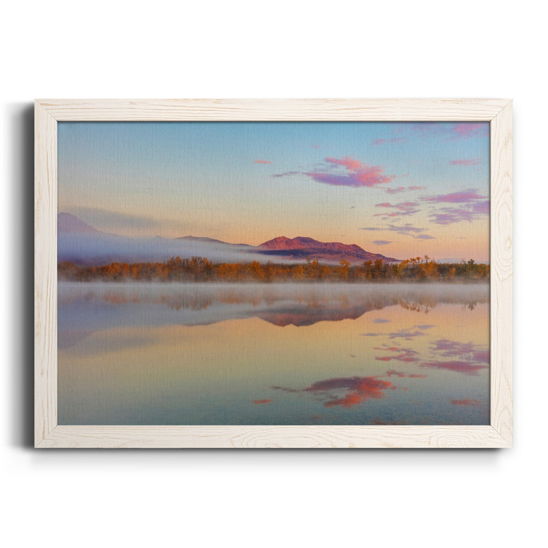 Waterton Lakes - Photographie de cadre photo sur toile, H 20 po x l 17 po x P 1,5 po, Blanc