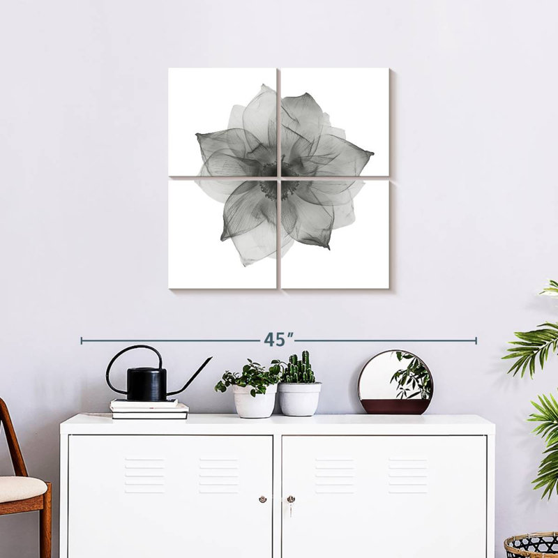 Harnek Lotus Flower X Ray, 26" H x 26" W