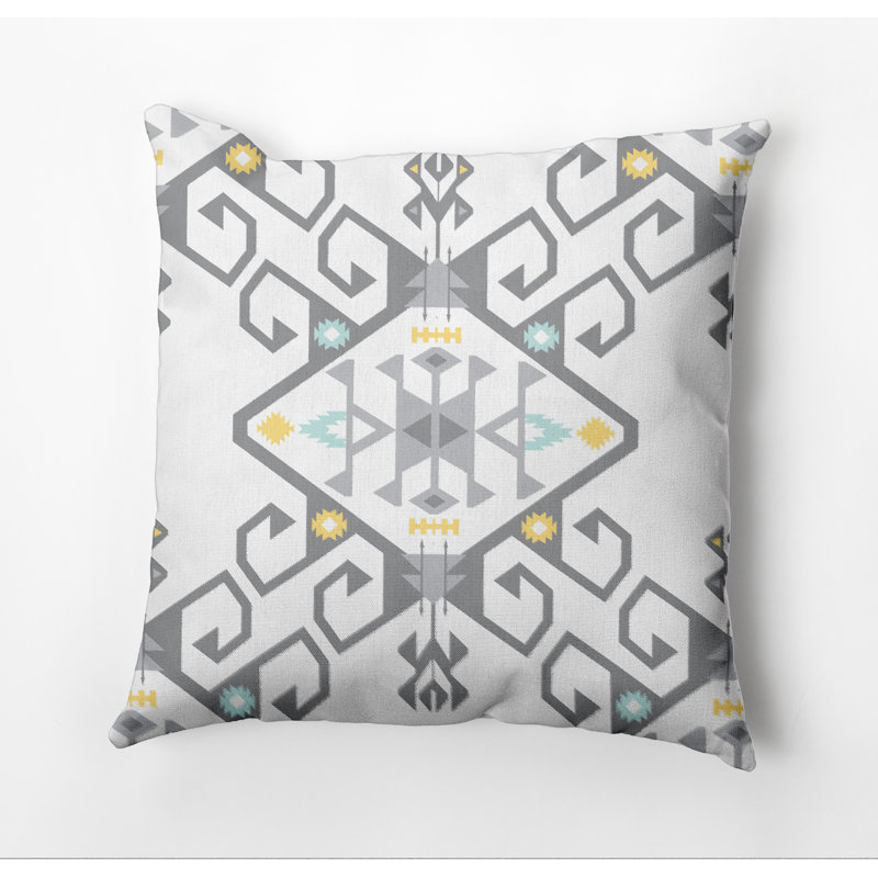 Housse de coussin et insert Happy Hippy, 20 po x 20 po, Gris
