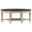 Table basse ovale vintage 45 po French Countryoval