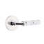 Select Round Privacy (Bed & Bath) Door Lever with Round Rosette-354860030-354860029